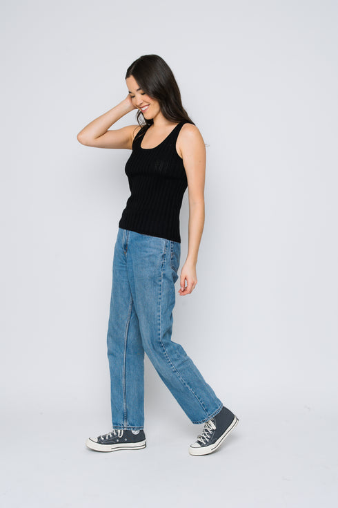 Jasmine-Pointelle Tank